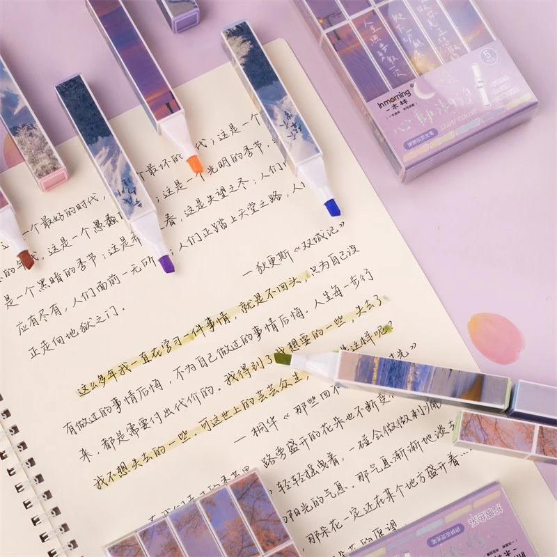 5 τμχ Σετ Special Printing Highlighter