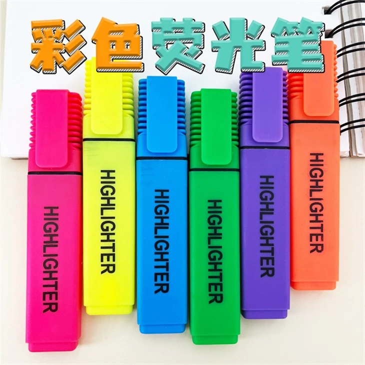 Σετ 6 χρωμάτων Candy Color Highlighter Marker Pen